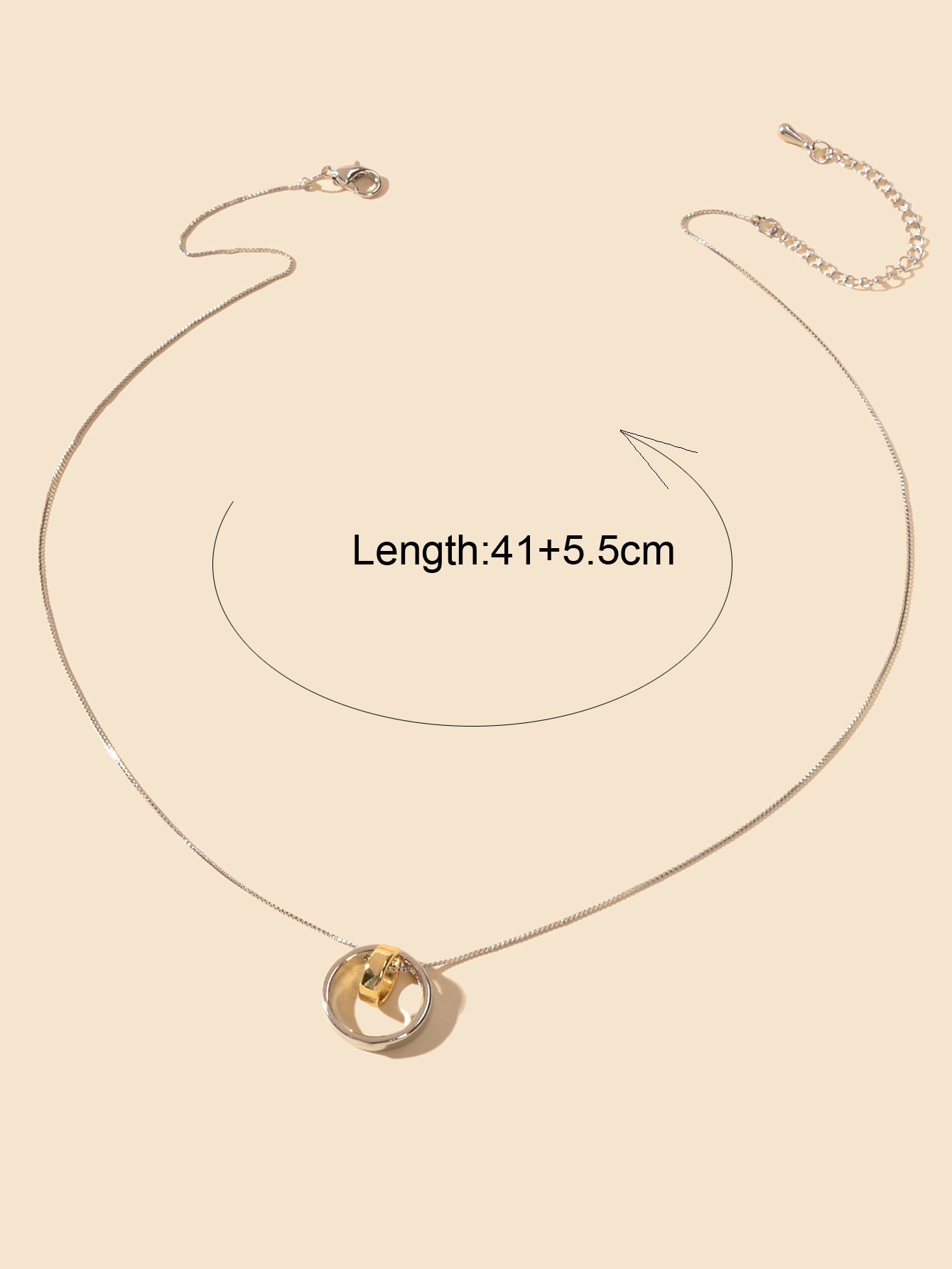 Elegante Ketting met Cirkelhanger