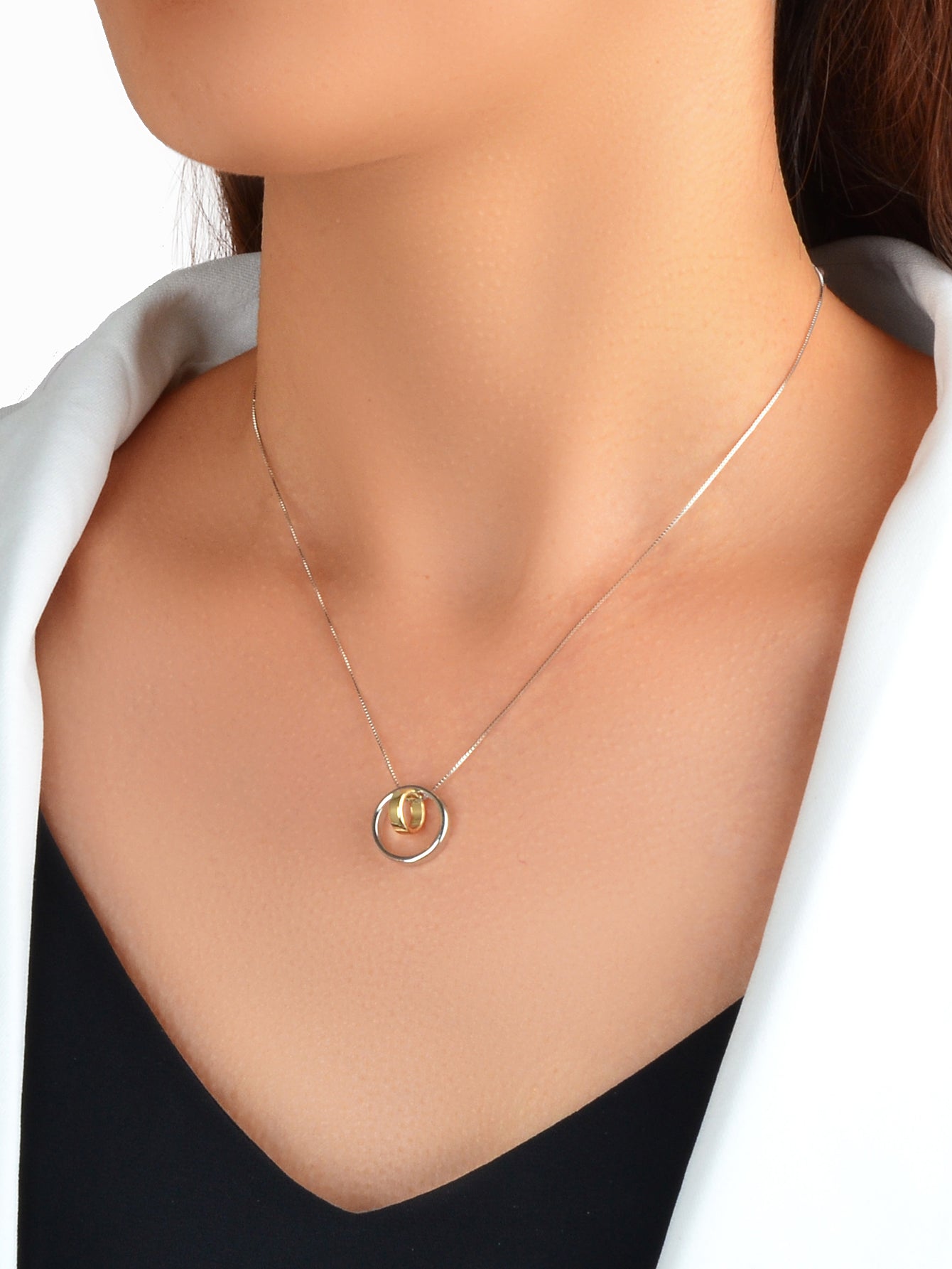 Elegante Ketting met Cirkelhanger