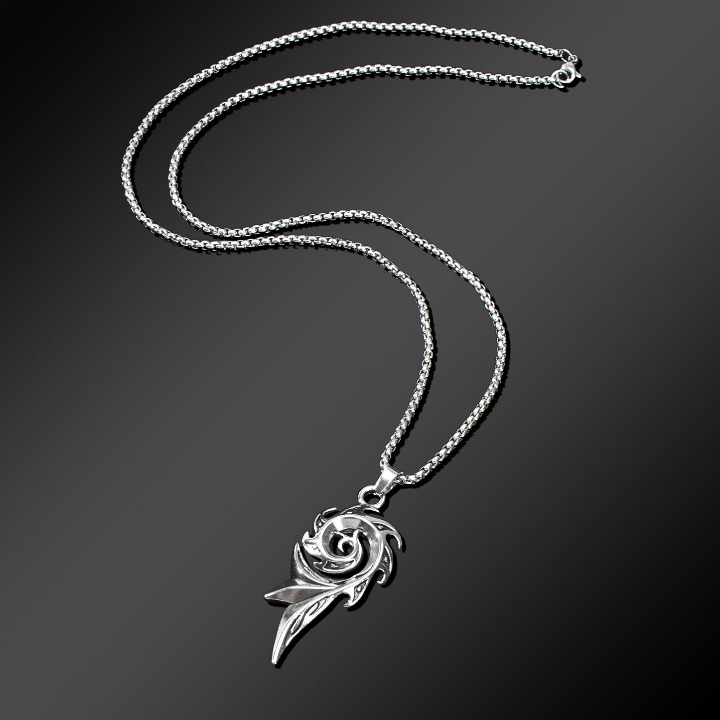 Geometrische RVS Herenketting