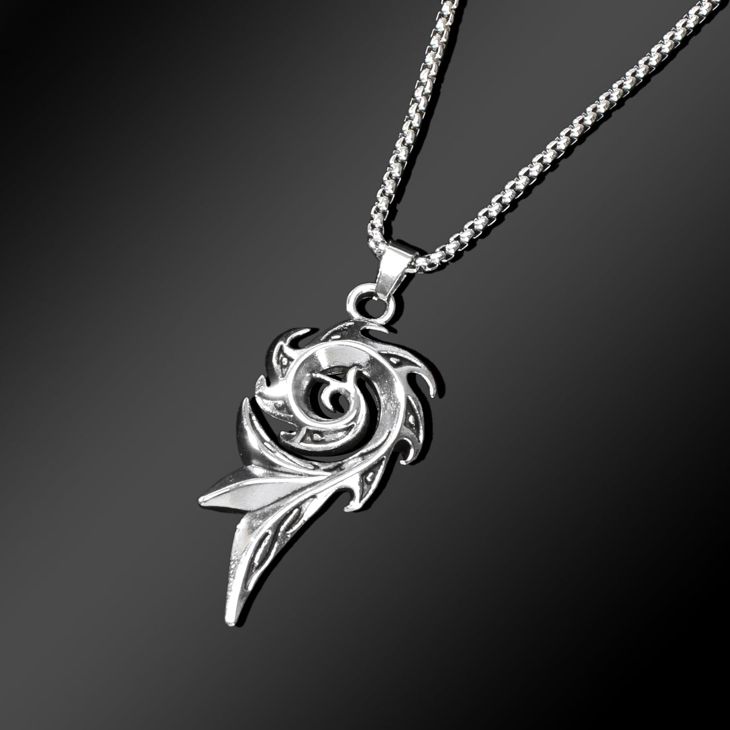 Geometrische RVS Herenketting