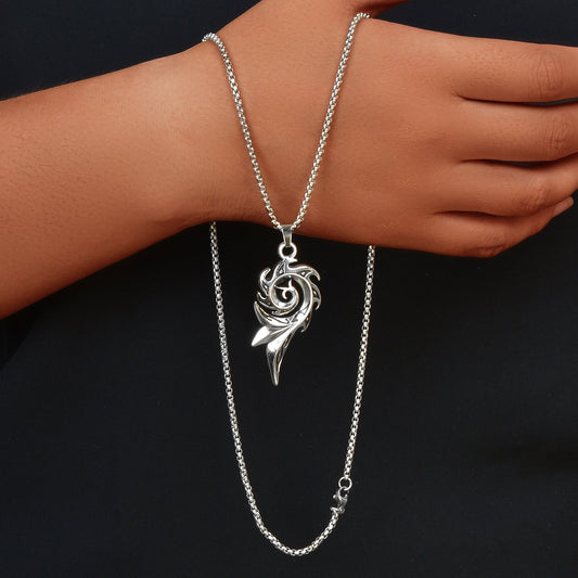 Geometrische RVS Herenketting